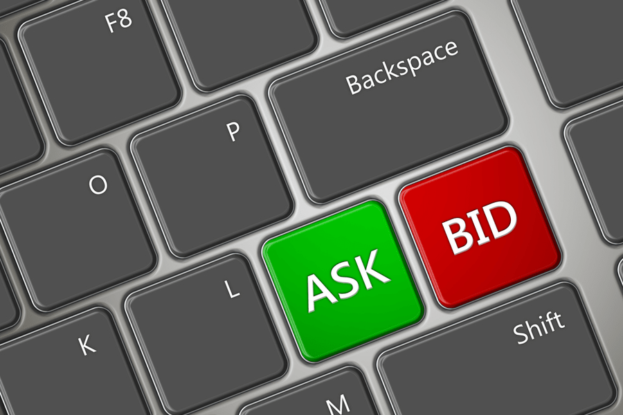 Bied en vraagprijs spreads