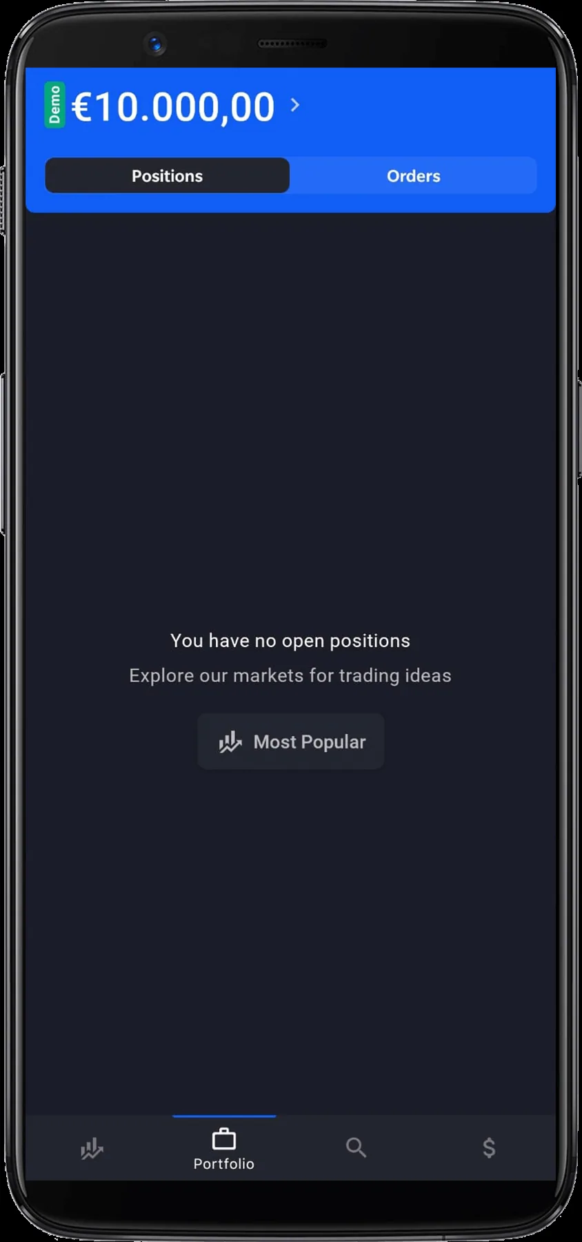 Admiral Markets positions