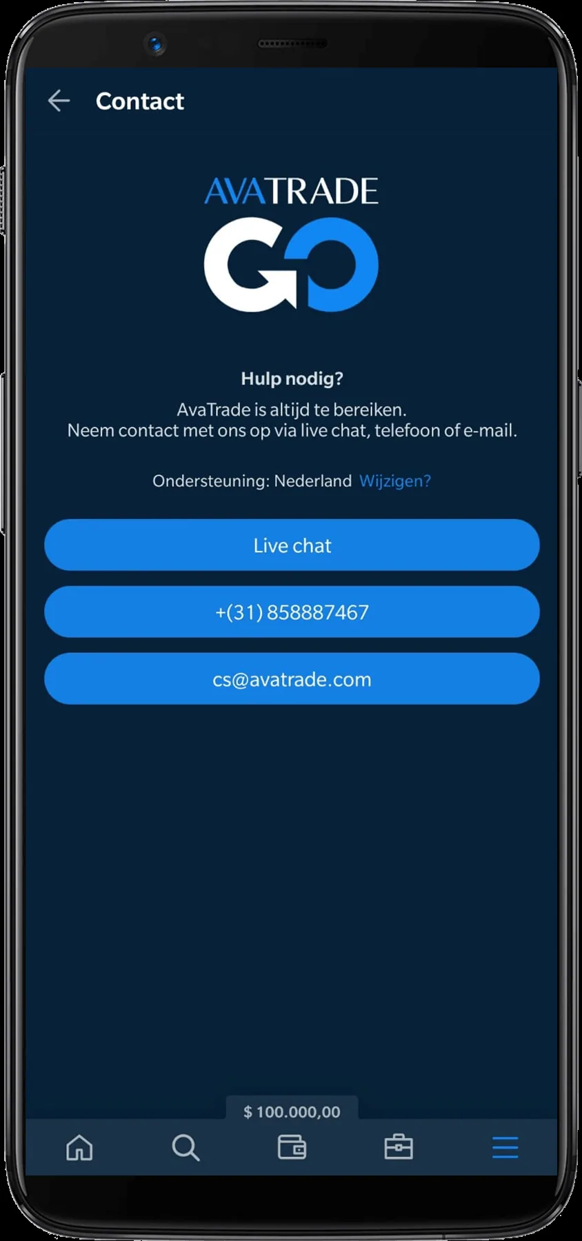 AvaTrade contact