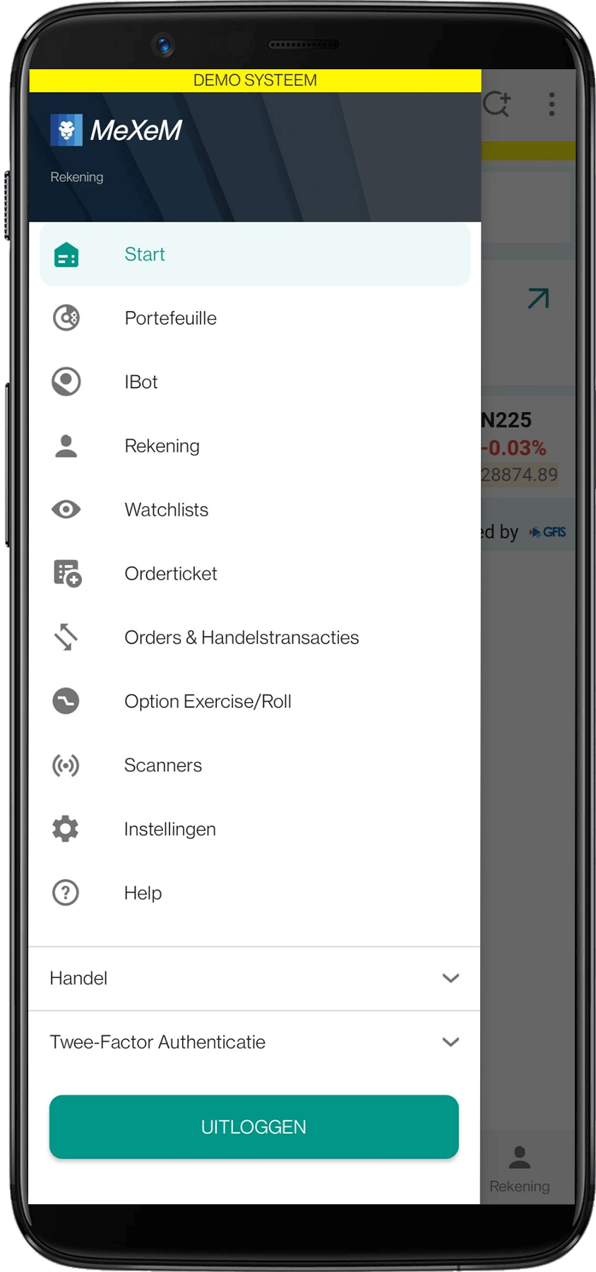 MeXeM review menu