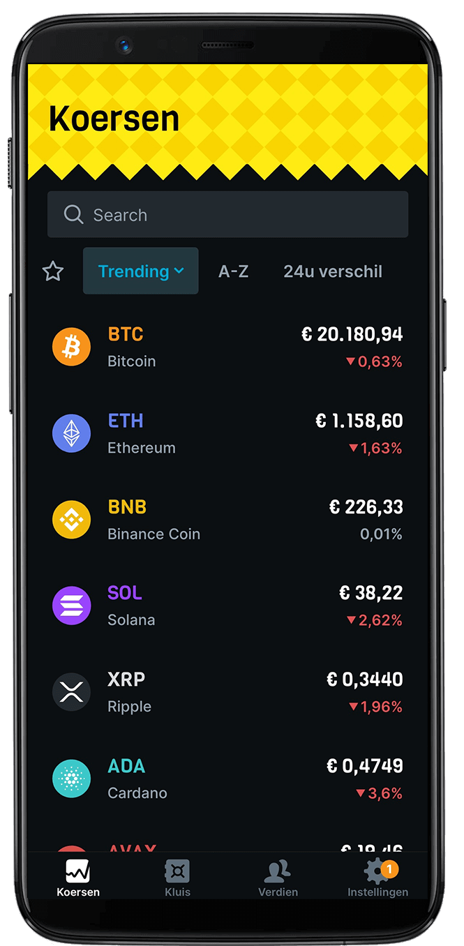 BLOX app koersen