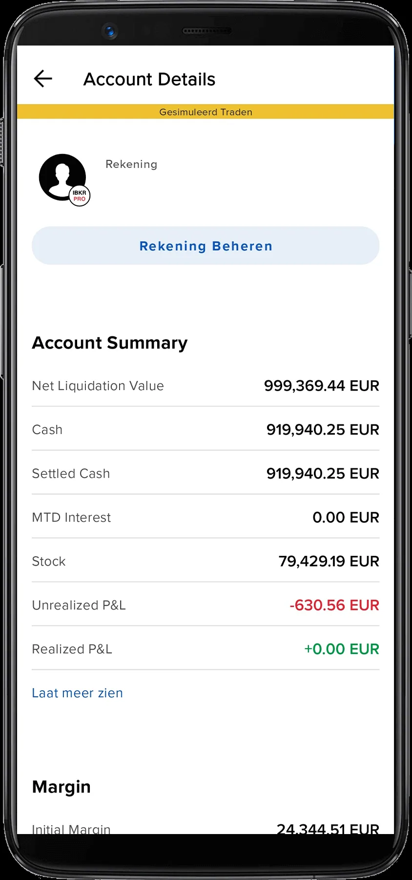 Interactive Brokers - Account
