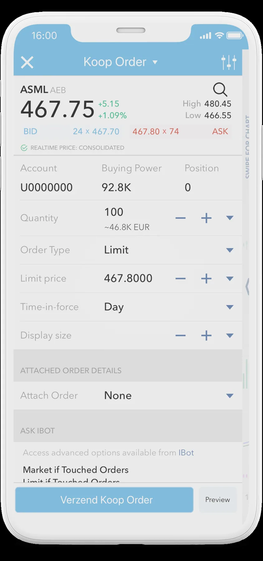 LYNX app - orders